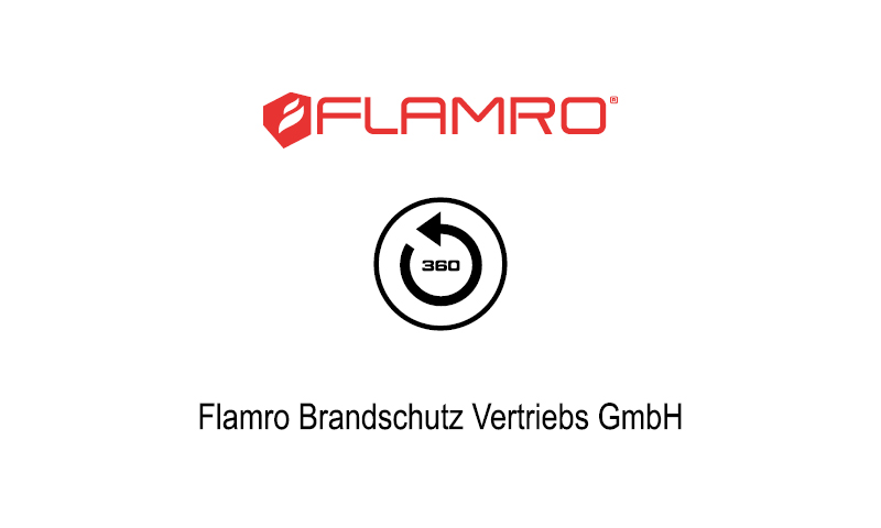 Flamro Logo mit Rundumschutz Icon.